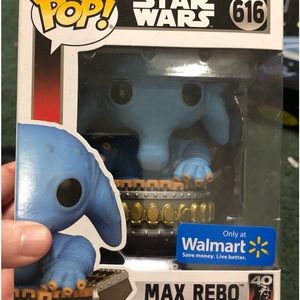 FUNKO POP STAR WARS MAX REBO WALMART EXCLUSIVE #616.New!